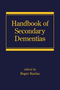 表紙画像: Handbook of Secondary Dementias 1st edition 9780824754334