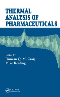 表紙画像: Thermal Analysis of Pharmaceuticals 1st edition 9780367577742
