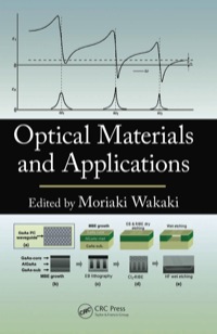 Imagen de portada: Optical Materials and Applications 1st edition 9781138372610