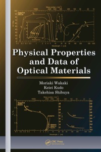 表紙画像: Physical Properties and Data of Optical Materials 1st edition 9780824727611