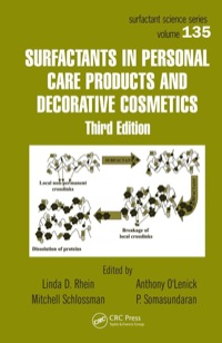 Cover image: Surfactants in Personal Care Products and Decorative Cosmetics 3rd edition 9781032039367