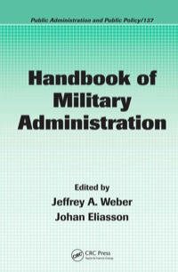 Cover image: Handbook of Military Administration 1st edition 9781574445589