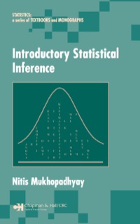 Cover image: Introductory Statistical Inference 1st edition 9780367391157