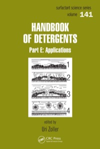 Titelbild: Handbook of Detergents, Part E 1st edition 9781574447576