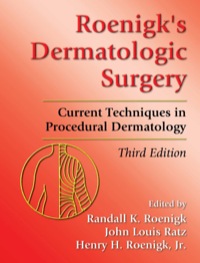 صورة الغلاف: Roenigk's Dermatologic Surgery 3rd edition 9780849337185