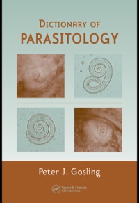 Imagen de portada: Dictionary of Parasitology 1st edition 9780415308557