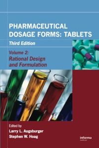 Imagen de portada: Pharmaceutical Dosage Forms - Tablets 3rd edition 9780849390159