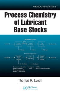 Immagine di copertina: Process Chemistry of Lubricant Base Stocks 1st edition 9780849338496