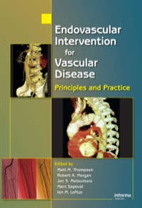 Cover image: Endovascular Intervention for Vascular Disease 1st edition 9780367387907