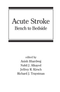 Imagen de portada: Acute Stroke 1st edition 9780849398704