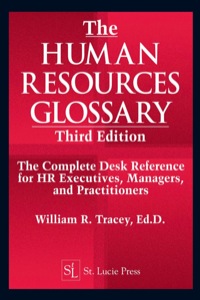 Imagen de portada: The Human Resources Glossary 3rd edition 9781574443516