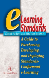 صورة الغلاف: e-Learning Standards 1st edition 9781574443455