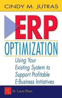 Cover image: ERP Optimization 1st edition 9781574443325