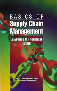 Titelbild: Basics of Supply Chain Management 1st edition 9781574441208