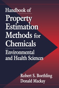 Cover image: Handbook of Property Estimation Methods for Chemicals 1st edition 9780367398811