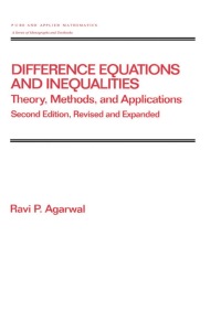 Immagine di copertina: Difference Equations and Inequalities 1st edition 9780824790073