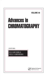 Titelbild: Advances In Chromatography 1st edition 9781574447347