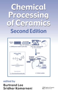 Cover image: Chemical Processing of Ceramics 2nd edition 9780367392499