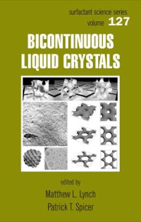 صورة الغلاف: Bicontinuous Liquid Crystals 1st edition 9780367392871