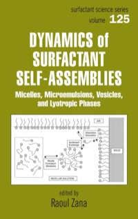 Cover image: Dynamics of Surfactant Self-Assemblies 1st edition 9780367393120