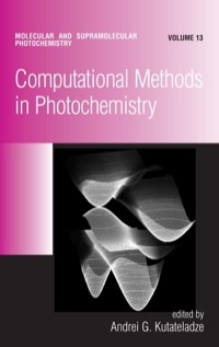 Cover image: Computational Methods in Photochemistry 1st edition 9780367392918