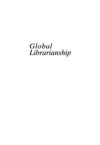 Titelbild: Global Librarianship 1st edition 9780824709785