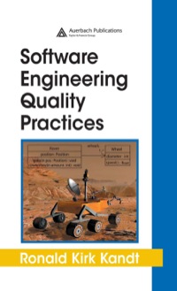Titelbild: Software Engineering Quality Practices 1st edition 9780849346330