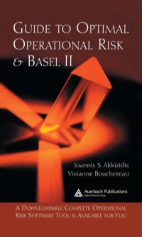 Cover image: Guide to Optimal Operational Risk and BASEL II 1st edition 9780367391881