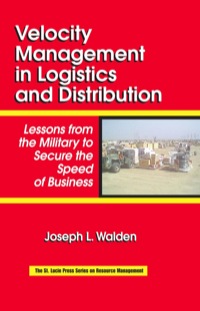 Cover image: Velocity Management in Logistics and Distribution 1st edition 9780849328596