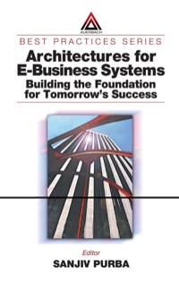 Titelbild: Architectures for E-Business Systems 1st edition 9780849311611