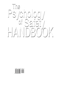 Cover image: The Psychology of Safety Handbook 2nd edition 9781566705400