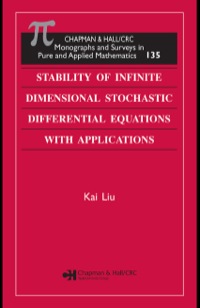 Imagen de portada: Stability of Infinite Dimensional Stochastic Differential  Equations with Applications 1st edition 9780367392253