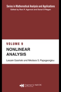 Cover image: Nonlinear Analysis 1st edition 9781584884842