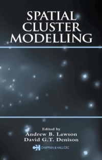 表紙画像: Spatial Cluster Modelling 1st edition 9781584882664