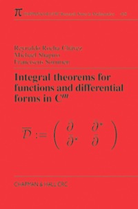 Imagen de portada: Integral Theorems for Functions and Differential Forms in C(m) 1st edition 9781584882466