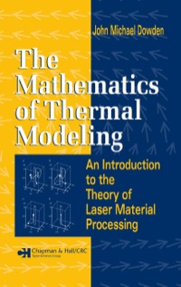 Cover image: The Mathematics of Thermal Modeling 1st edition 9781584882305