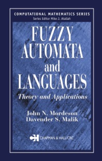 Titelbild: Fuzzy Automata and Languages 1st edition 9780367396275