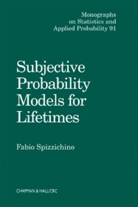 Imagen de portada: Subjective Probability Models for Lifetimes 1st edition 9781584880608