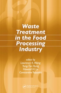 Cover image: Waste Treatment in the Food Processing Industry 1st edition 9780367392024