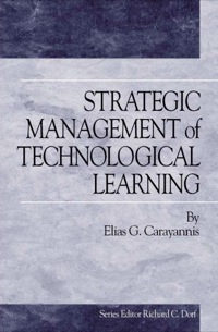 表紙画像: Strategic Management of Technological Learning 1st edition 9780849337413