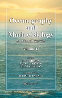 صورة الغلاف: Oceanography and Marine Biology 1st edition 9780849335976
