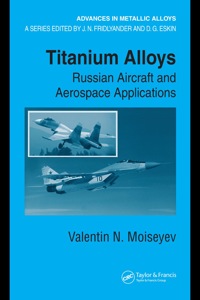 Cover image: Titanium Alloys 1st edition 9780849332739