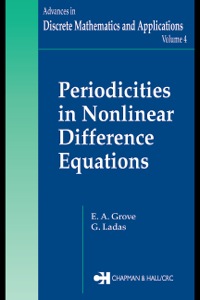 صورة الغلاف: Periodicities in Nonlinear Difference Equations 1st edition 9780849331565
