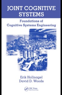 صورة الغلاف: Joint Cognitive Systems 1st edition 9780849328213