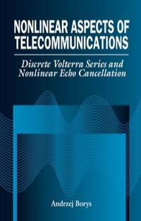 Cover image: Nonlinear Aspects of Telecommunications 1st edition 9780849325717