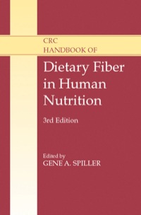 Imagen de portada: CRC Handbook of Dietary Fiber in Human Nutrition 3rd edition 9780367397210