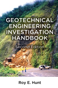 Cover image: Geotechnical Engineering Investigation Handbook 2nd edition 9780849321825