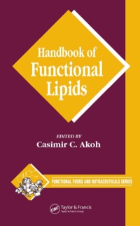 Imagen de portada: Handbook of Functional Lipids 1st edition 9780849321627