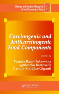 Imagen de portada: Carcinogenic and Anticarcinogenic Food Components 1st edition 9780849320965