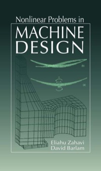 表紙画像: Nonlinear Problems in Machine Design 1st edition 9780849320378